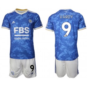 Jalkapallo Pelipaidat Leicester City Jamie Vardy 9 Lasten Kotipaita 2021-2022 Lyhythihainen